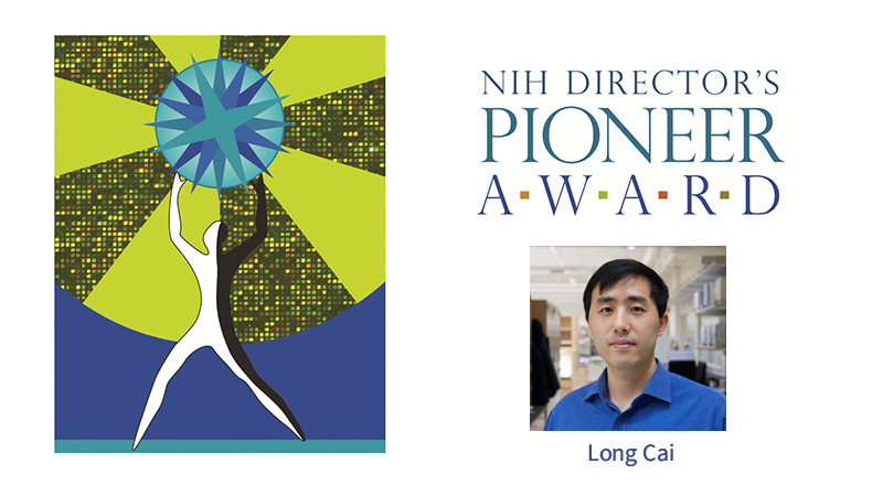 Long Cai receives NIH Director’s Pioneer Award